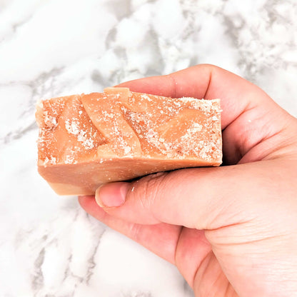 floral and Himalayan salt soap top