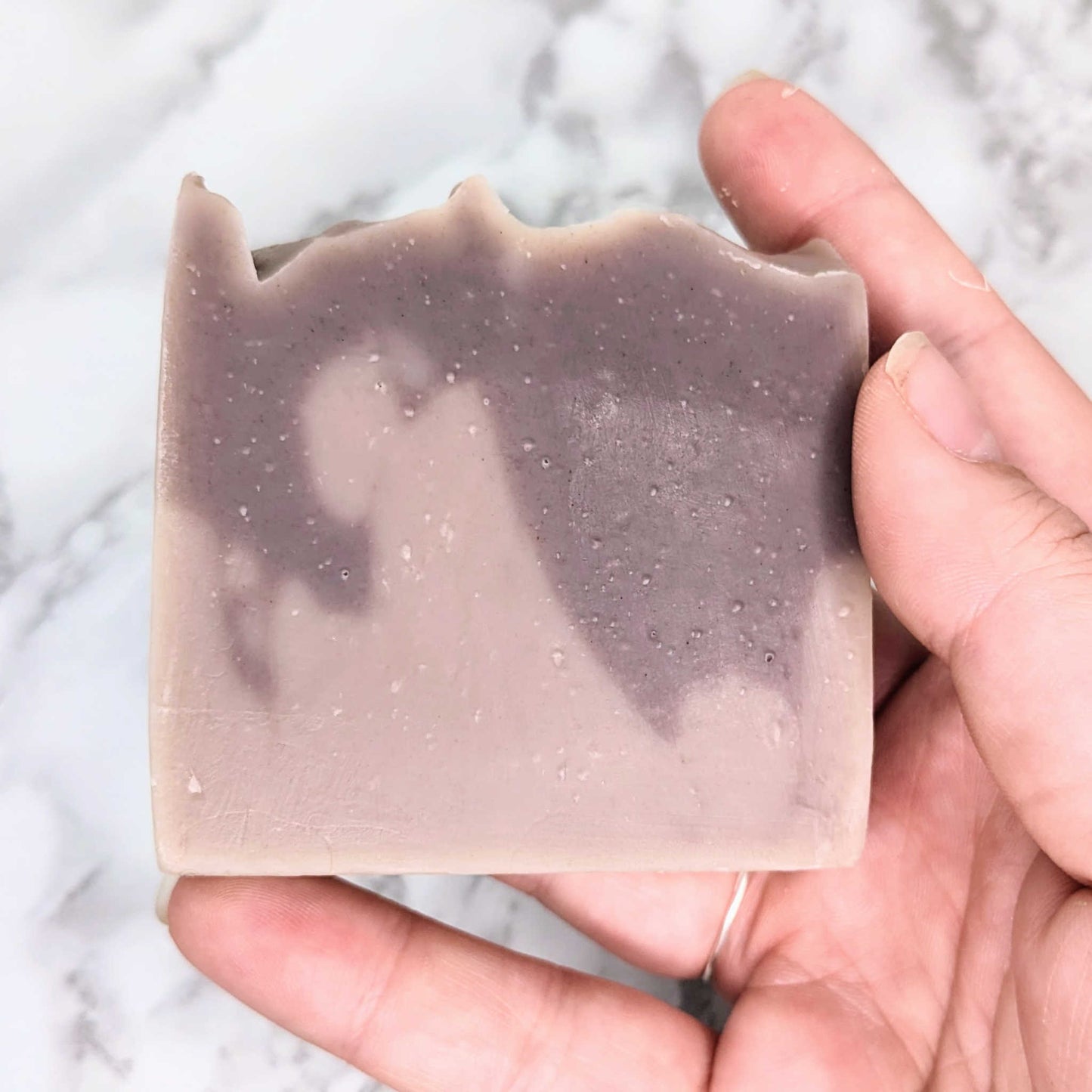 lavender fields soap in hand