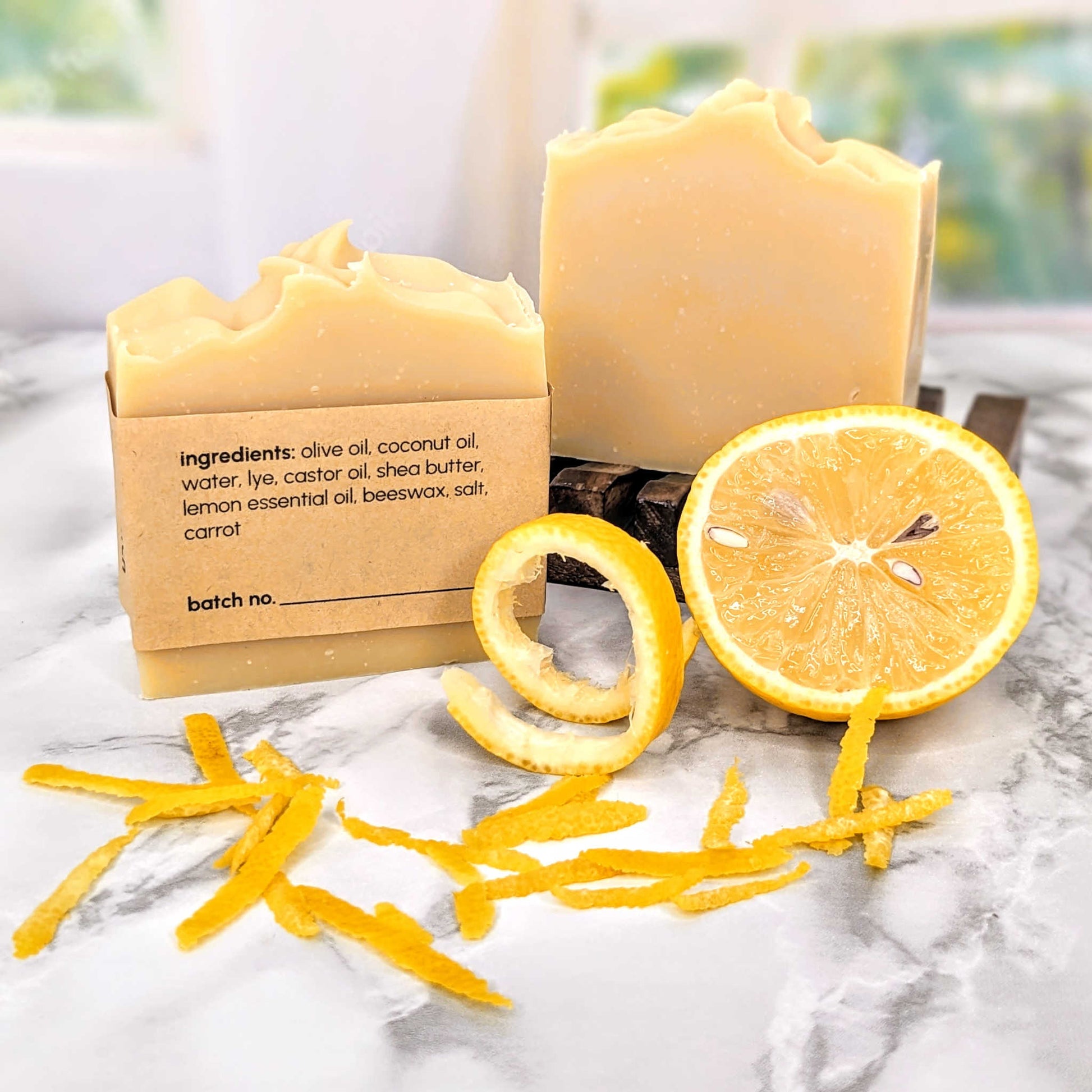 "lemon zest" soap back