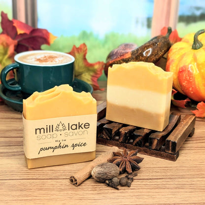 all natural handmade pumpkin spice soap